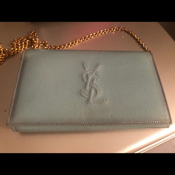 YSL Teal patent leather small bag - Picture 11 of 12
